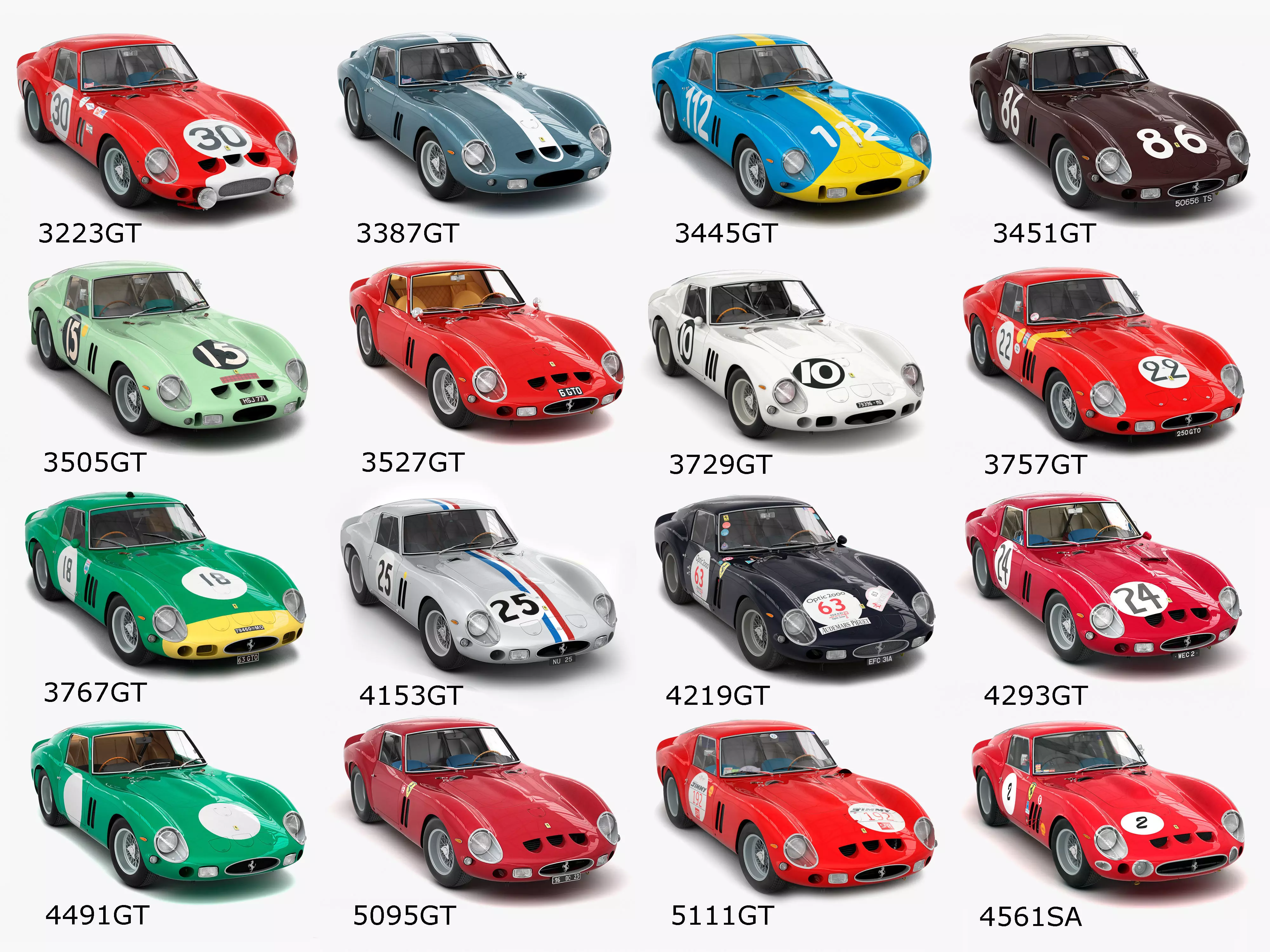 Ferrari 250 GTO Pack Bundle Collection _0
