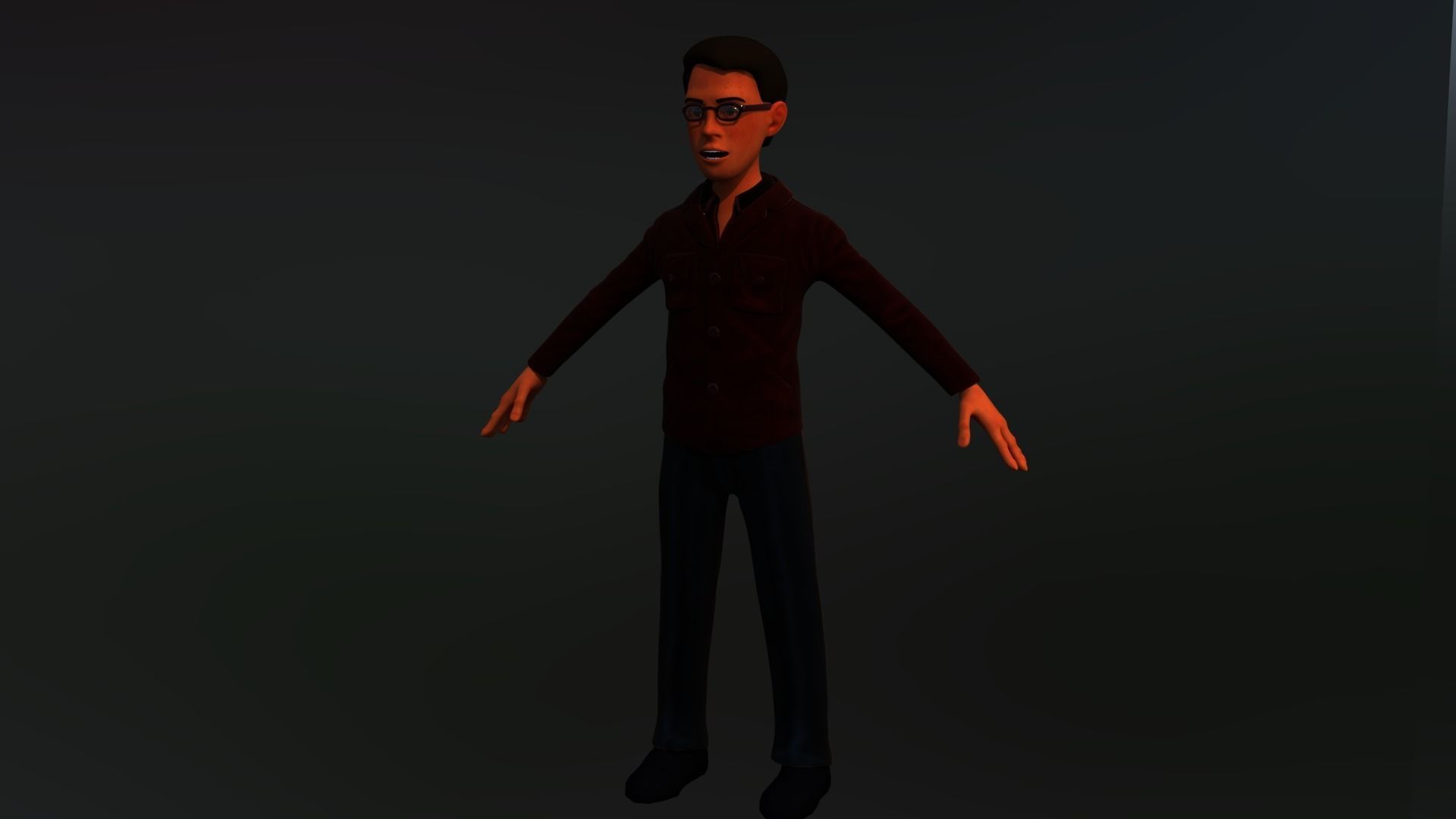 3d Bank Boy 3D model_2