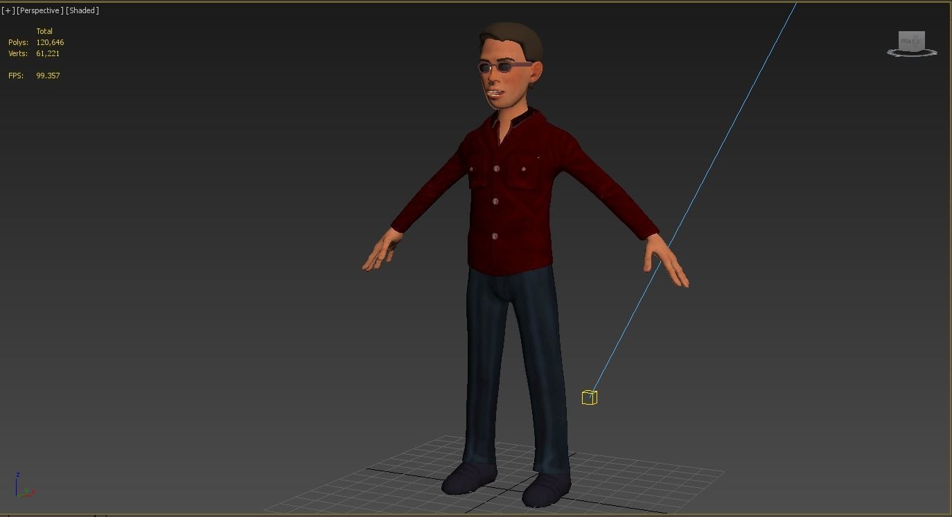 3d Bank Boy 3D model_1