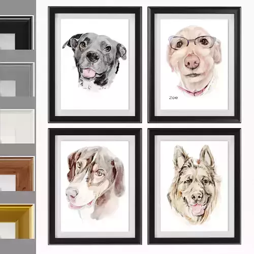 Art Frams 17- Happy Pet Art 3D model