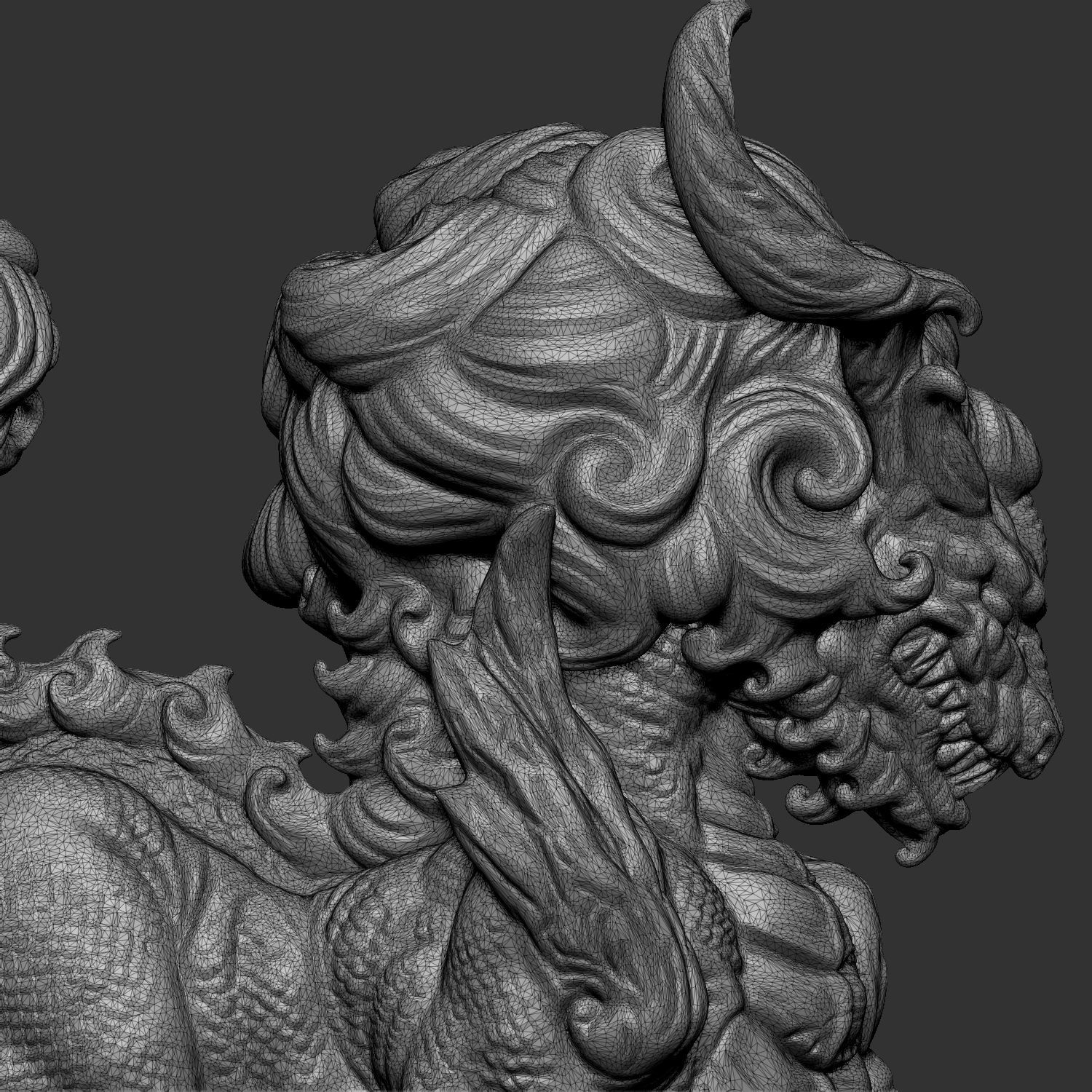 Asian Dragon Free 3D print model_5