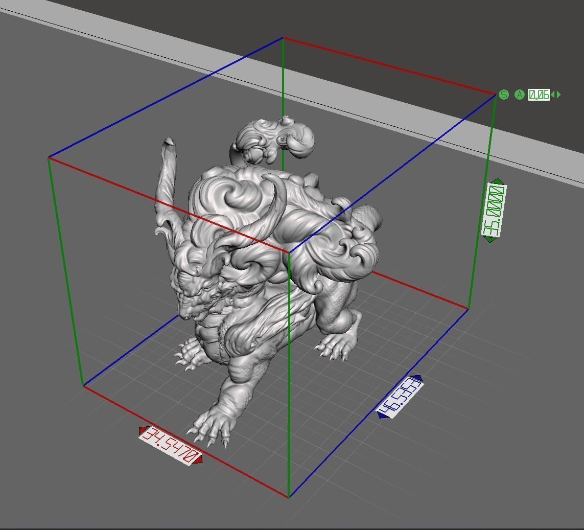 Asian Dragon Free 3D print model_4