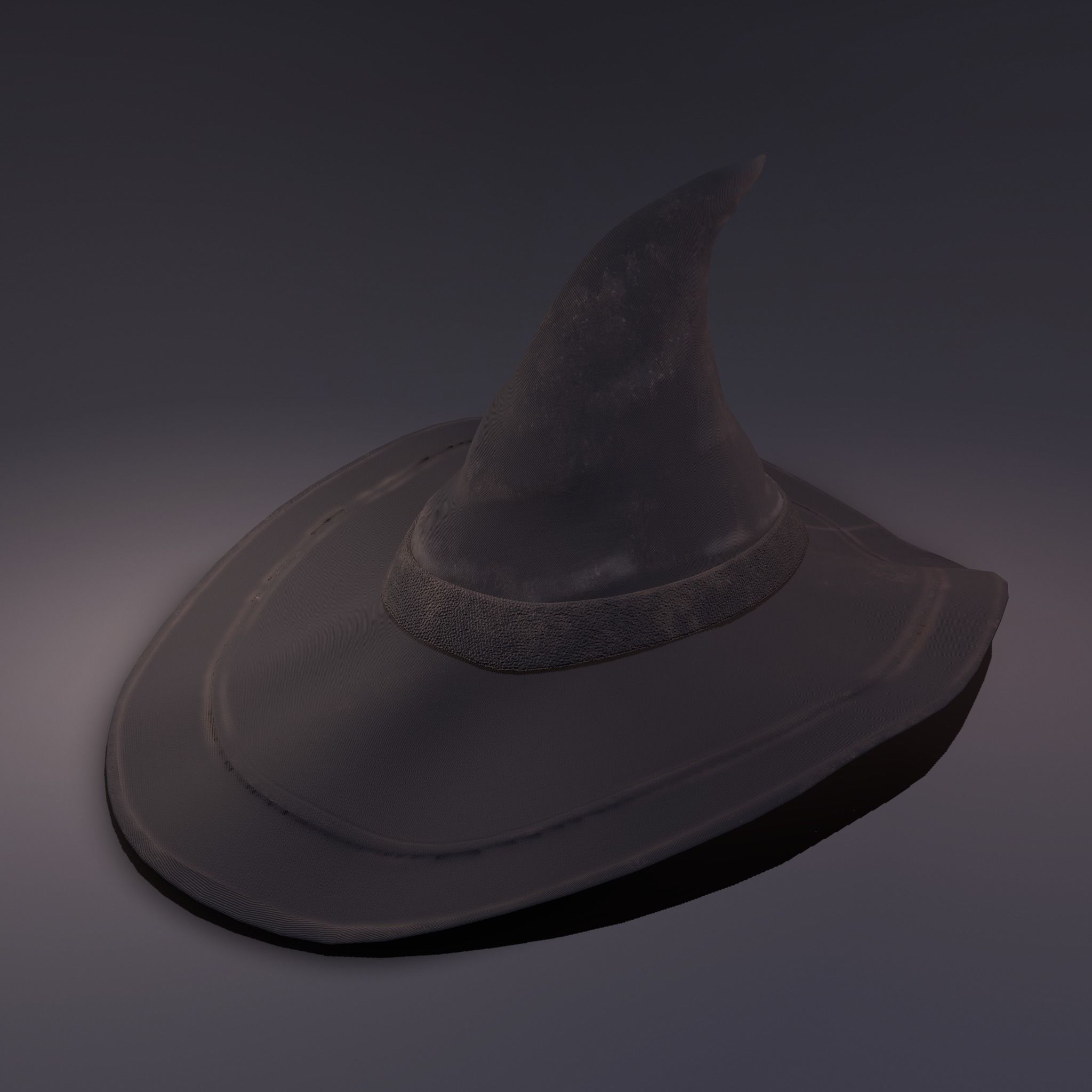 Witch Hat and Broom Stick  3D Model Collection_22