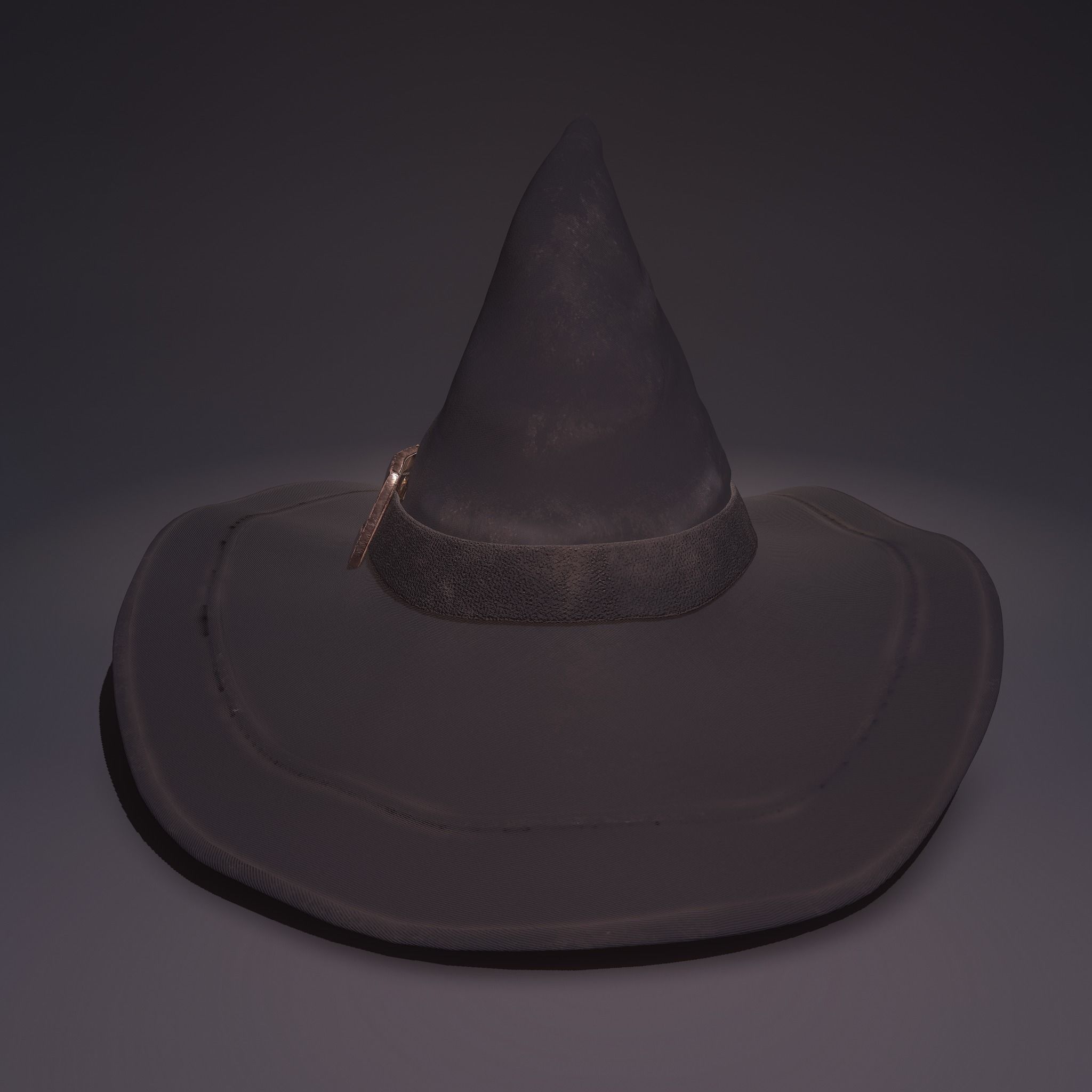 Witch Hat and Broom Stick  3D Model Collection_20