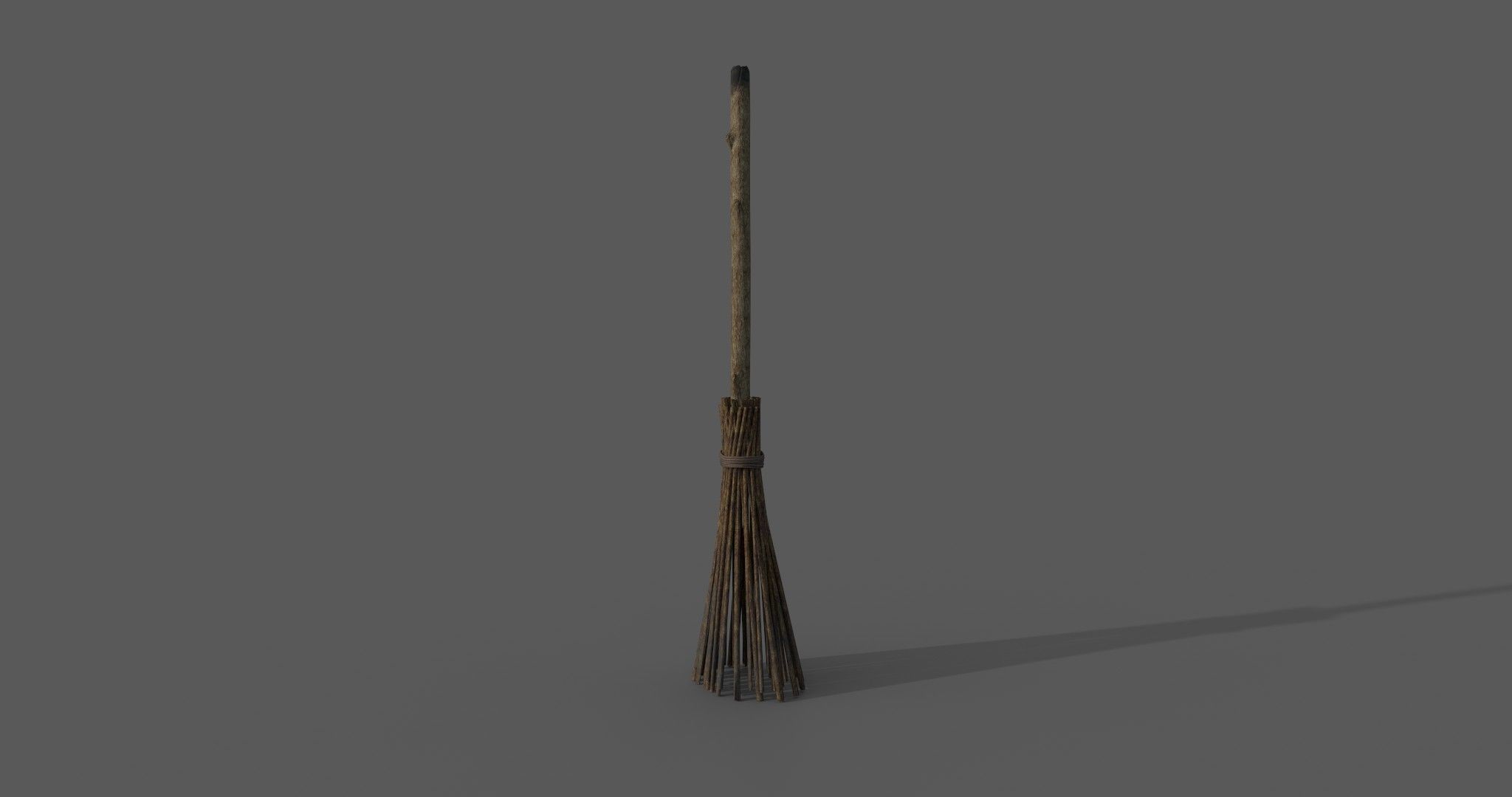 Witch Hat and Broom Stick  3D Model Collection_44
