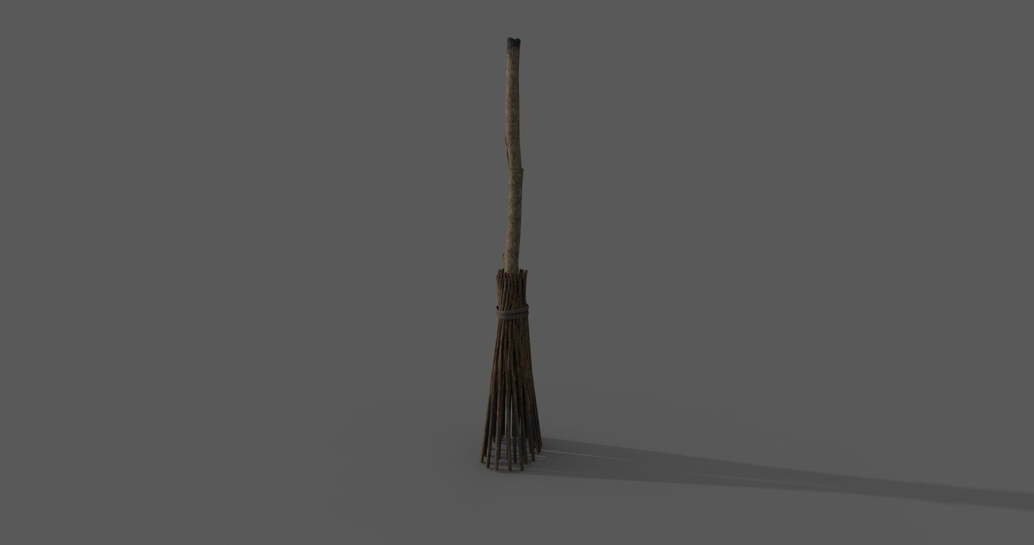 Witch Hat and Broom Stick  3D Model Collection_46