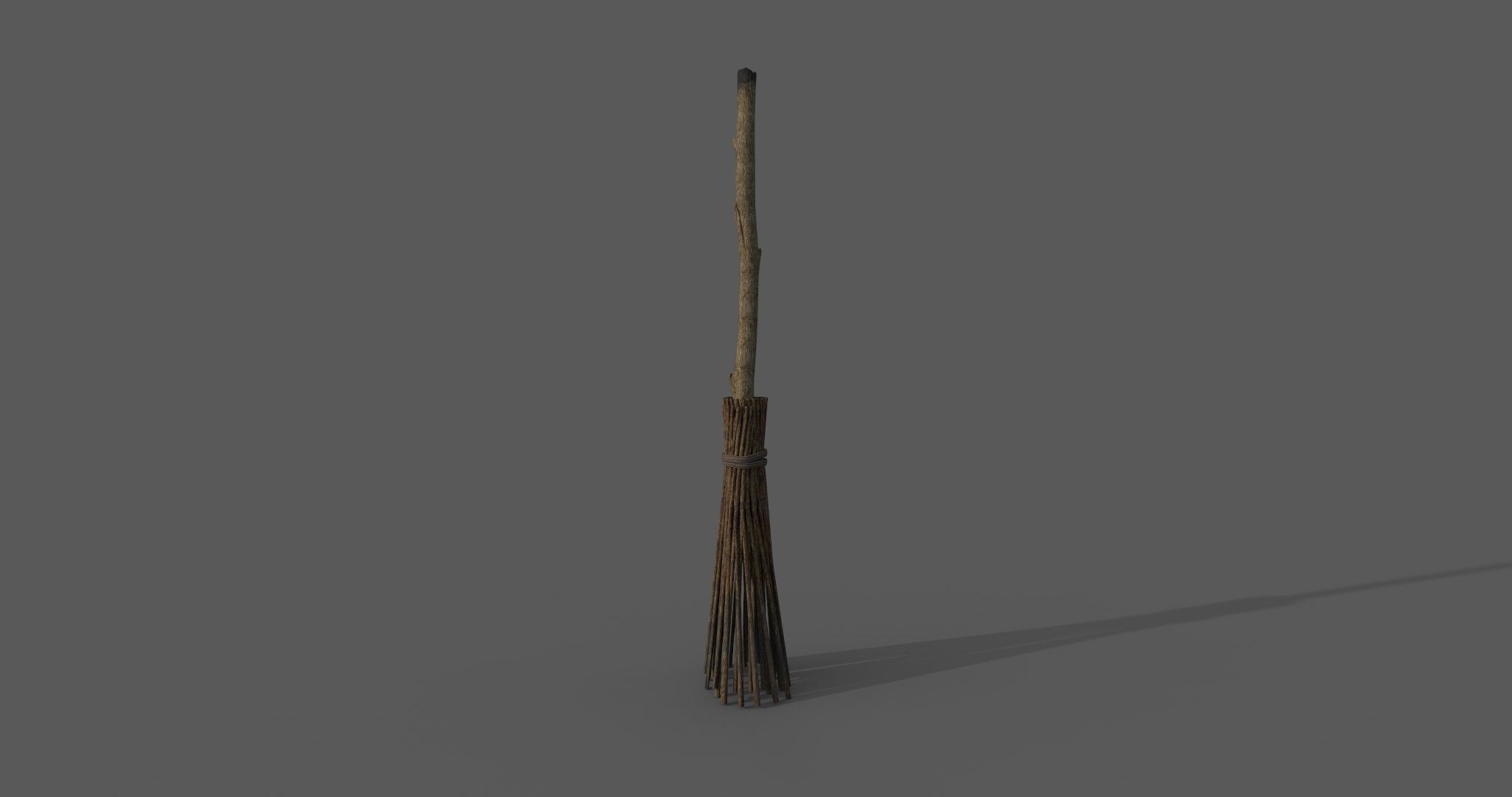 Witch Hat and Broom Stick  3D Model Collection_43