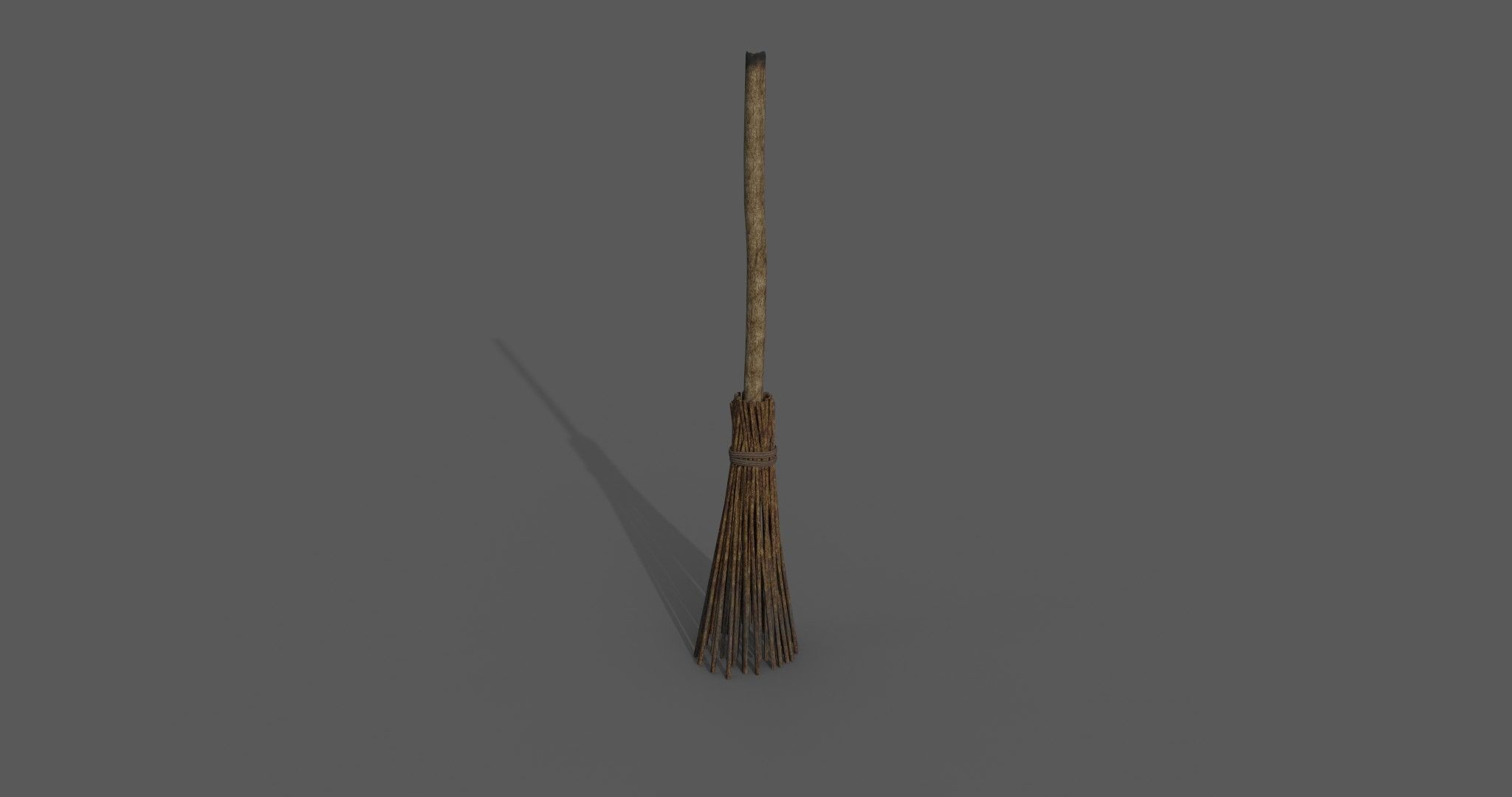 Witch Hat and Broom Stick  3D Model Collection_49