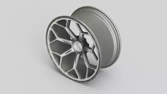 Aventador SVJ Vossen VPS 303  3D print model
