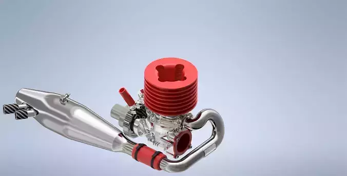 RC Nitro Engine 3D print model