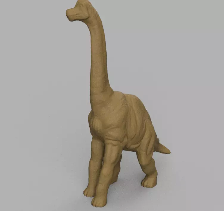 Dinosaure au long coup 2  3D print model_0