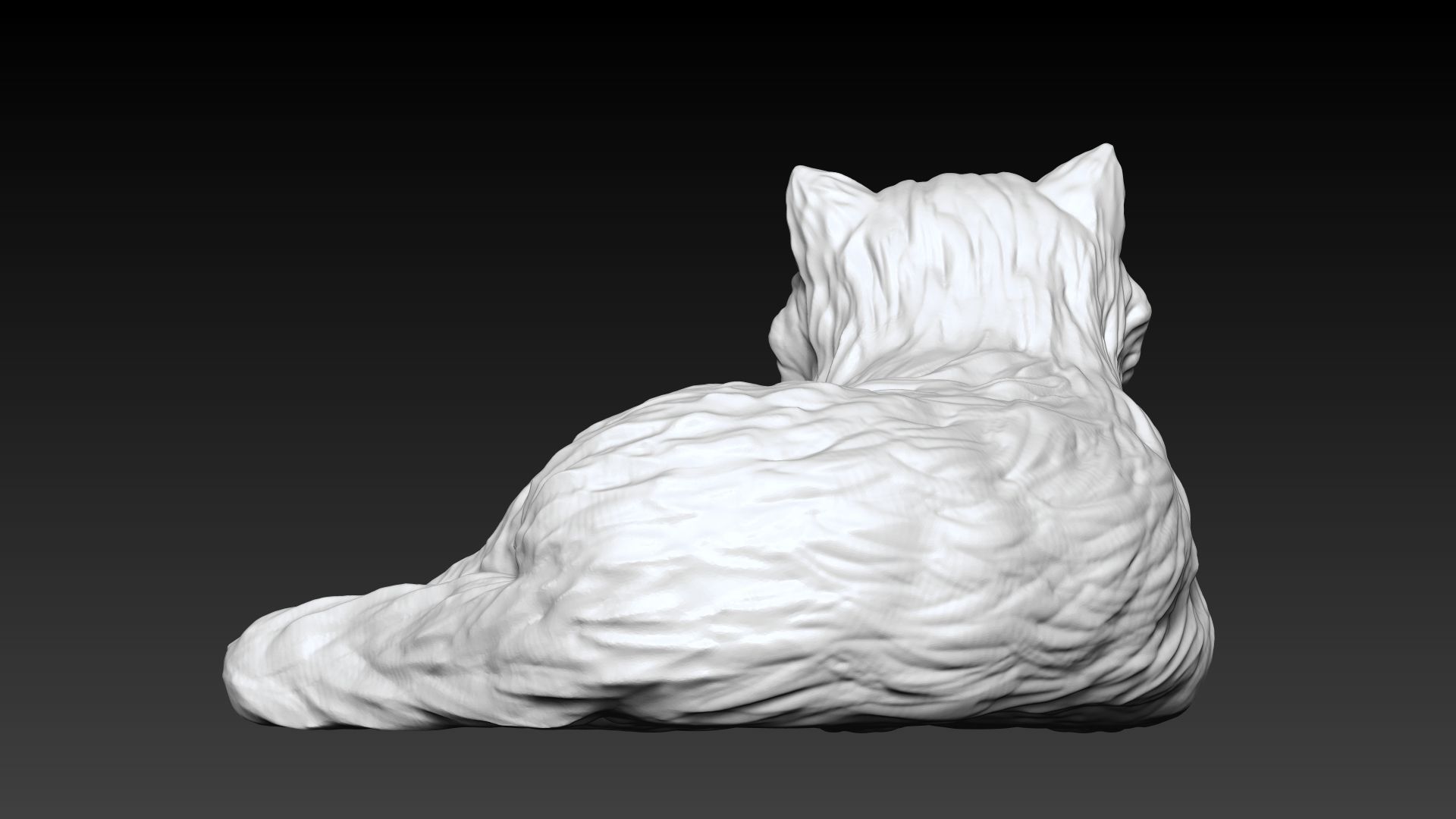 Cat Statue 3D model ready to print 3D print model_2