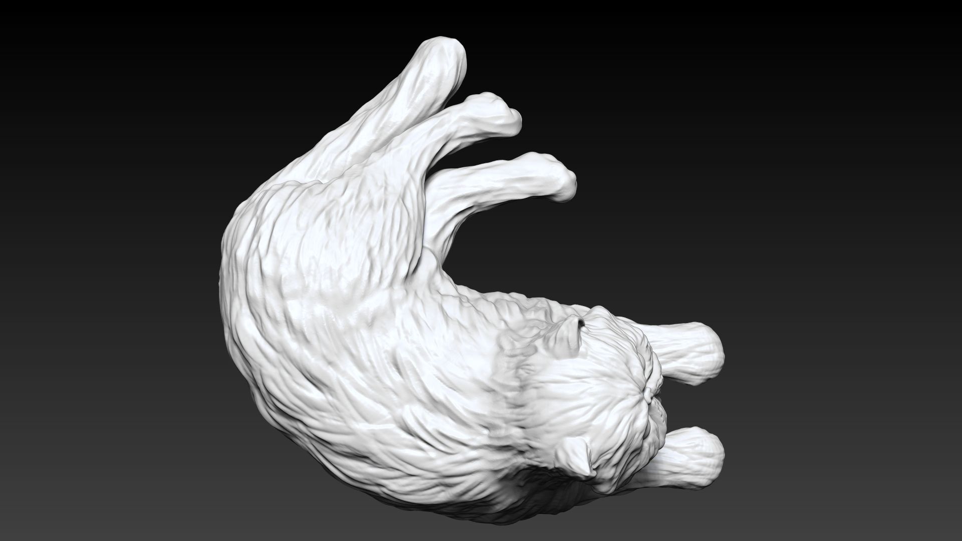Cat Statue 3D model ready to print 3D print model_4