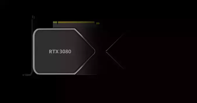 Nvidia Geforce RTX 3080 3D model