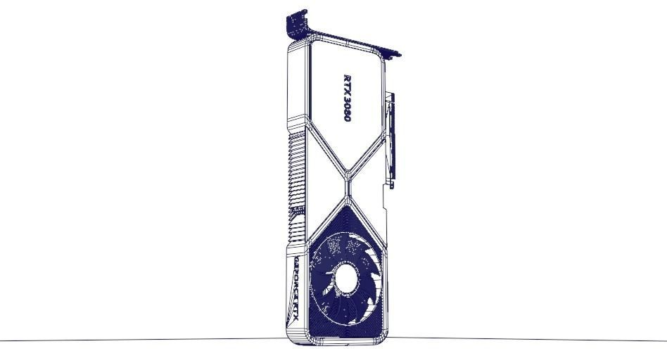 Nvidia Geforce RTX 3080 3D model_5