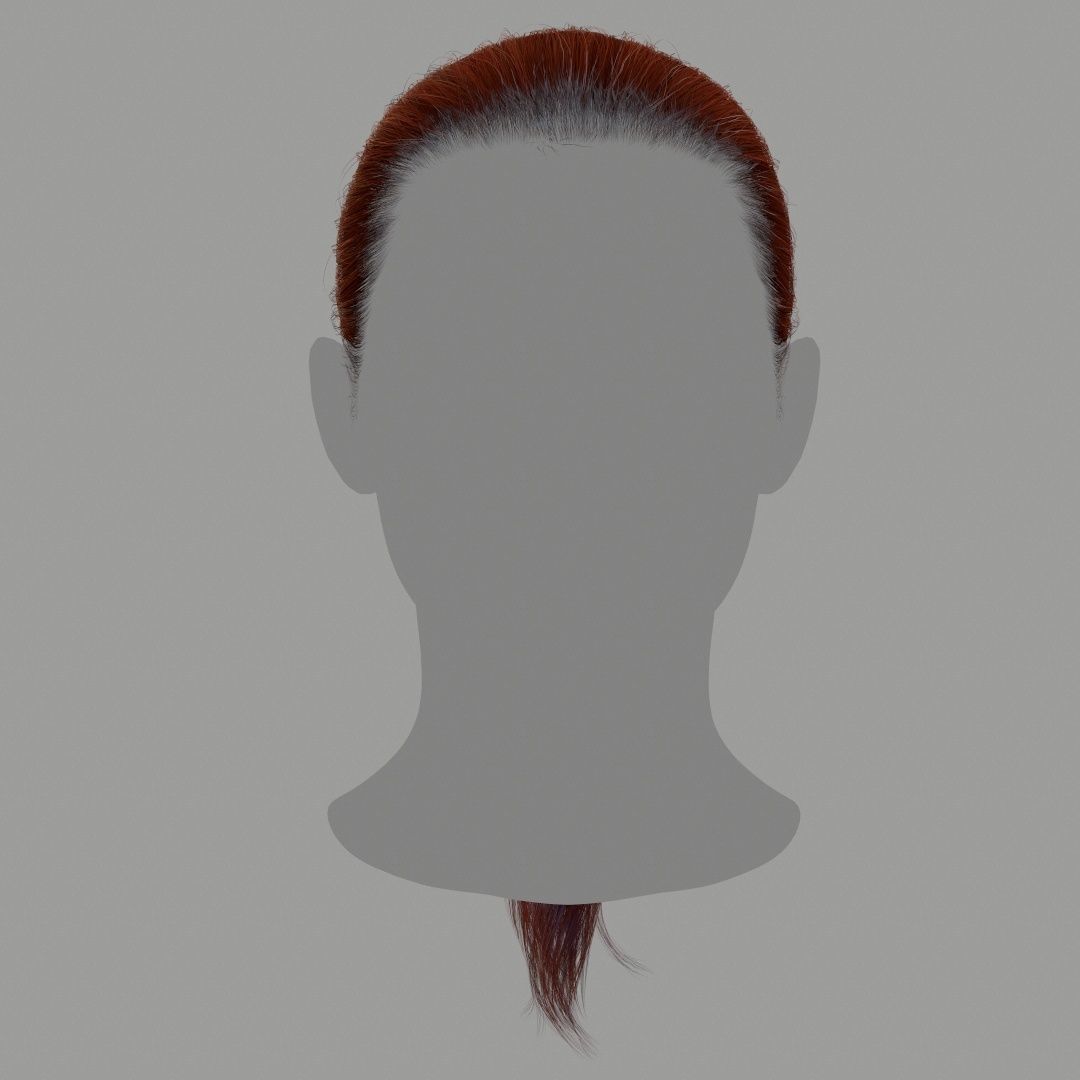 Hair - Pack A - Gen2 3D Model Collection_51