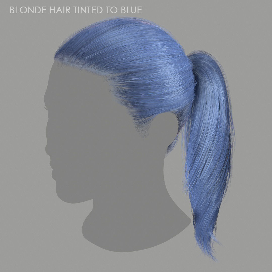 Hair - Pack A - Gen2 3D Model Collection_60