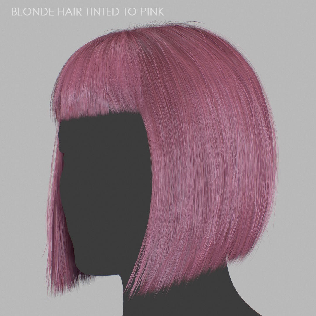 Hair - Pack A - Gen2 3D Model Collection_25