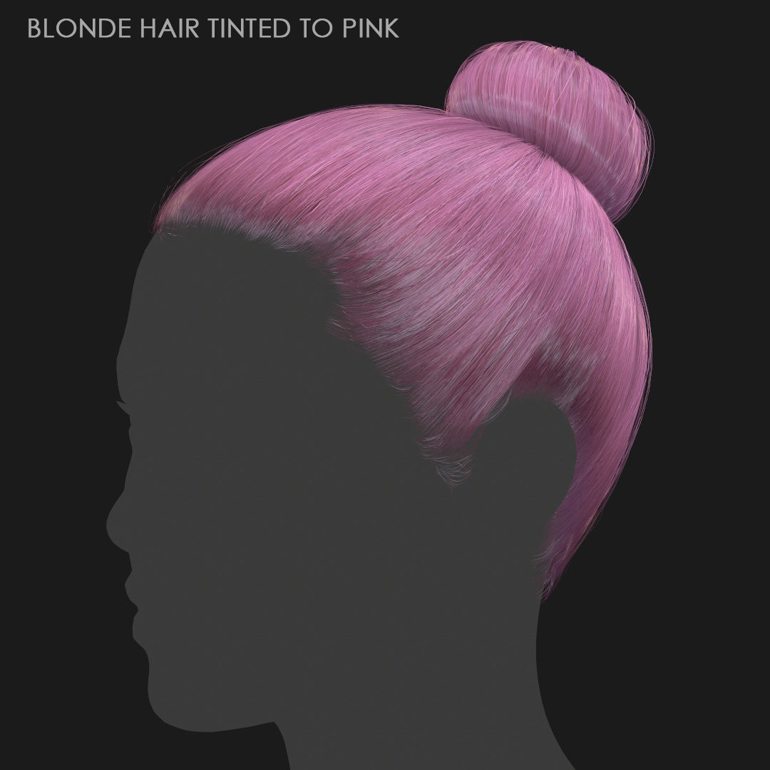 Hair - Pack A - Gen2 3D Model Collection_85