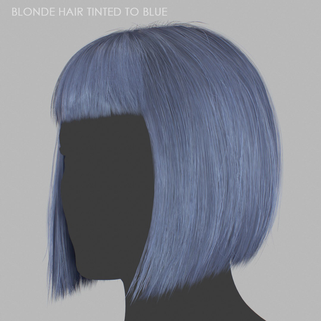 Hair - Pack A - Gen2 3D Model Collection_24
