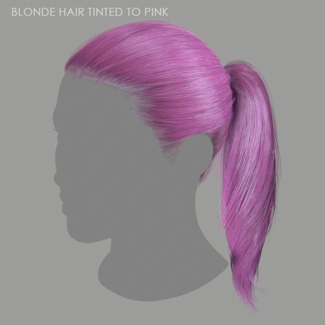 Hair - Pack A - Gen2 3D Model Collection_61