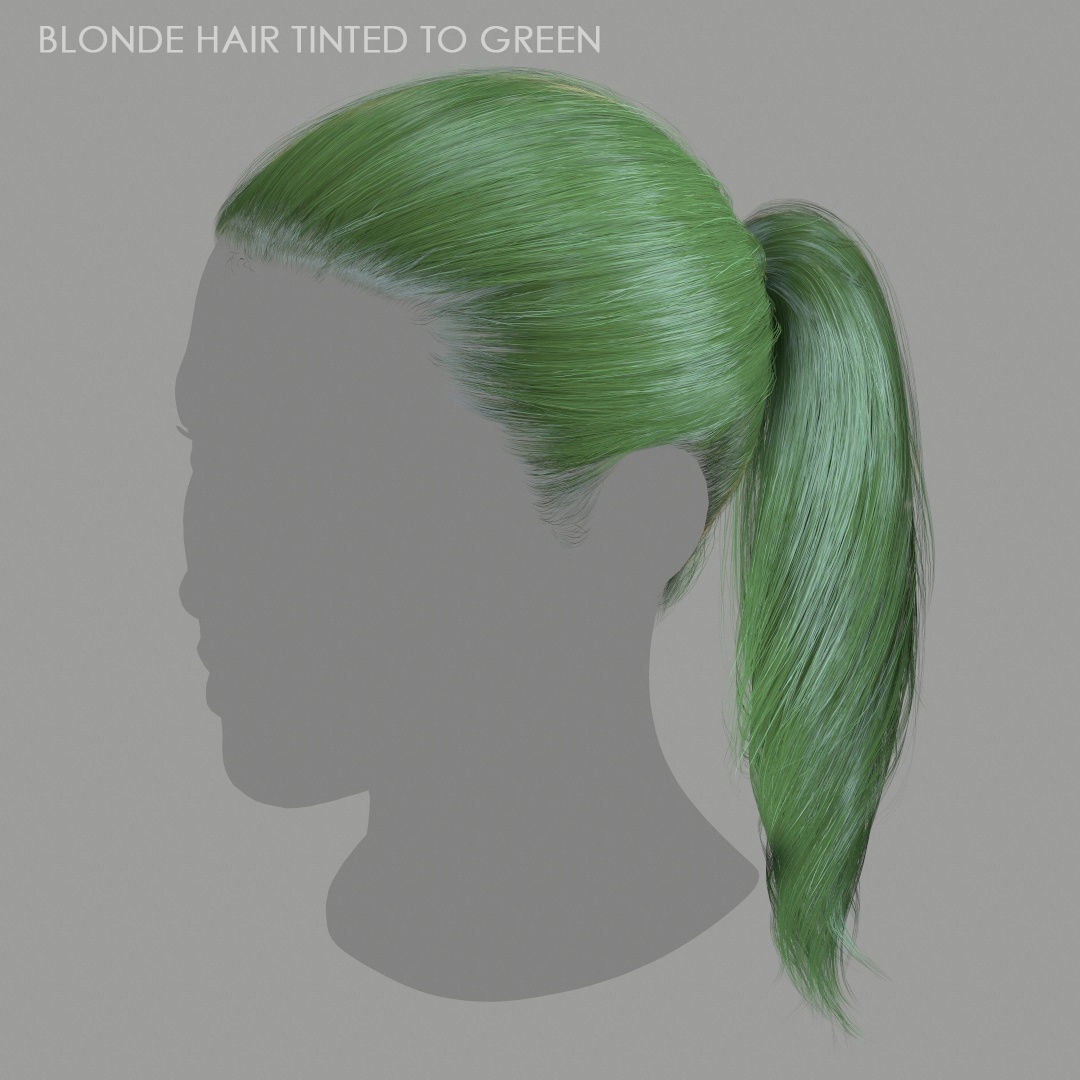 Hair - Pack A - Gen2 3D Model Collection_66