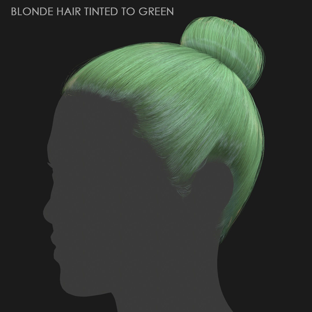 Hair - Pack A - Gen2 3D Model Collection_73
