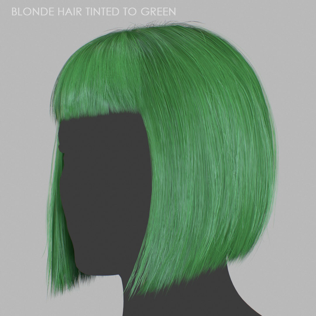 Hair - Pack A - Gen2 3D Model Collection_20