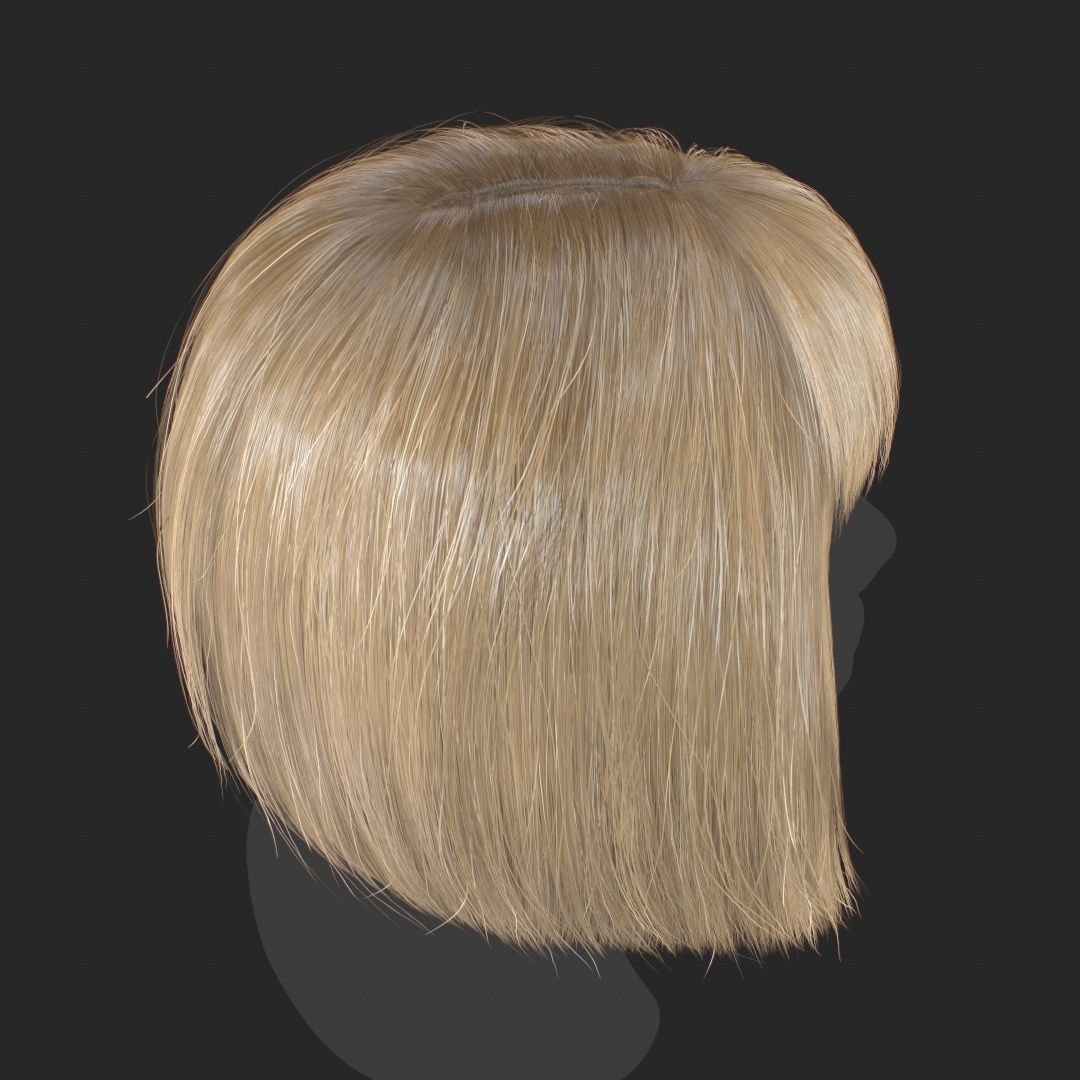 Hair - Pack A - Gen2 3D Model Collection_6