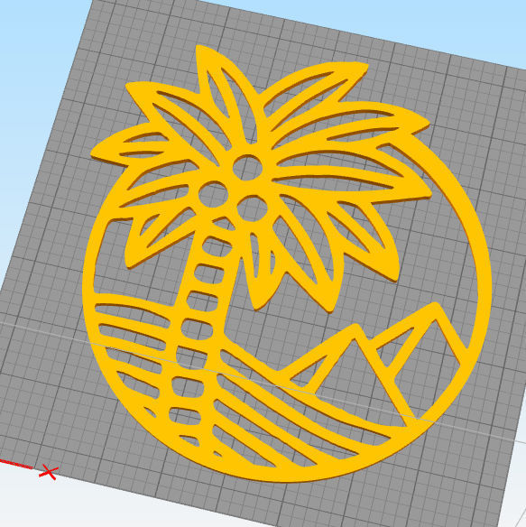 NATURE ICONS WALL DECORATION 3D print model_2