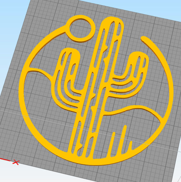 NATURE ICONS WALL DECORATION 3D print model_3