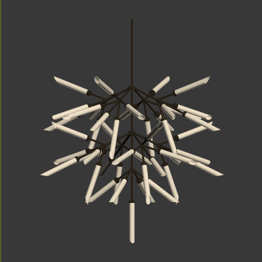 Spur Pendant Grand Chandelier loftcocept 3D model_2