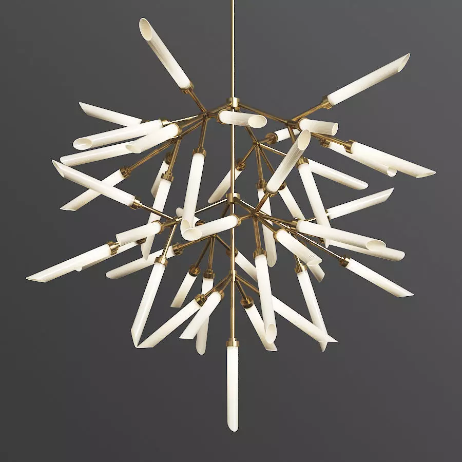 Spur Pendant Grand Chandelier loftcocept 3D model_0