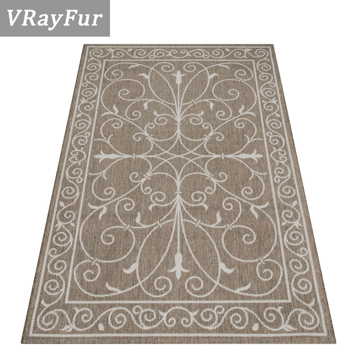 Rug Set 1678 3D model_2