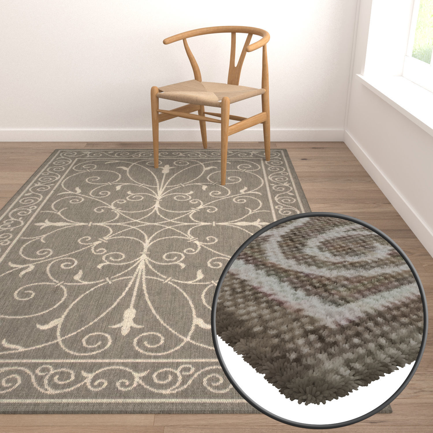 Rug Set 1678 3D model_5