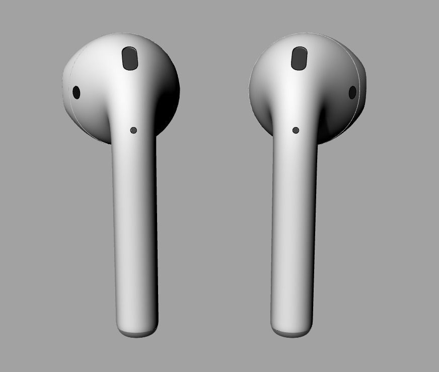 AirPods 3D model apple 3D model_5