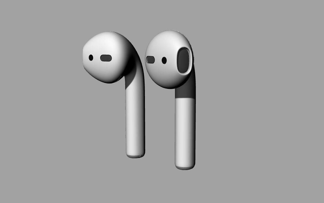 AirPods 3D model apple 3D model_3