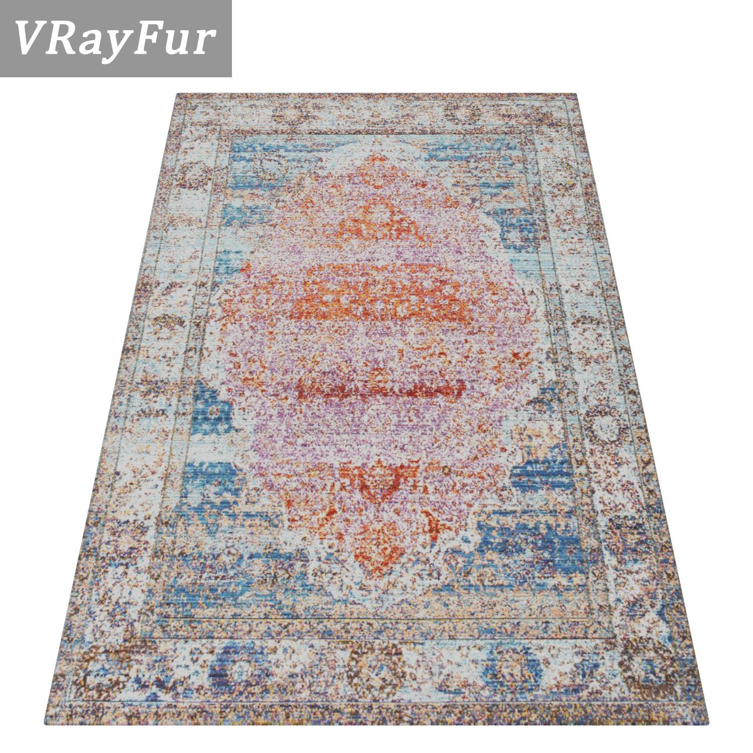 Rug Set 1681 3D model_2