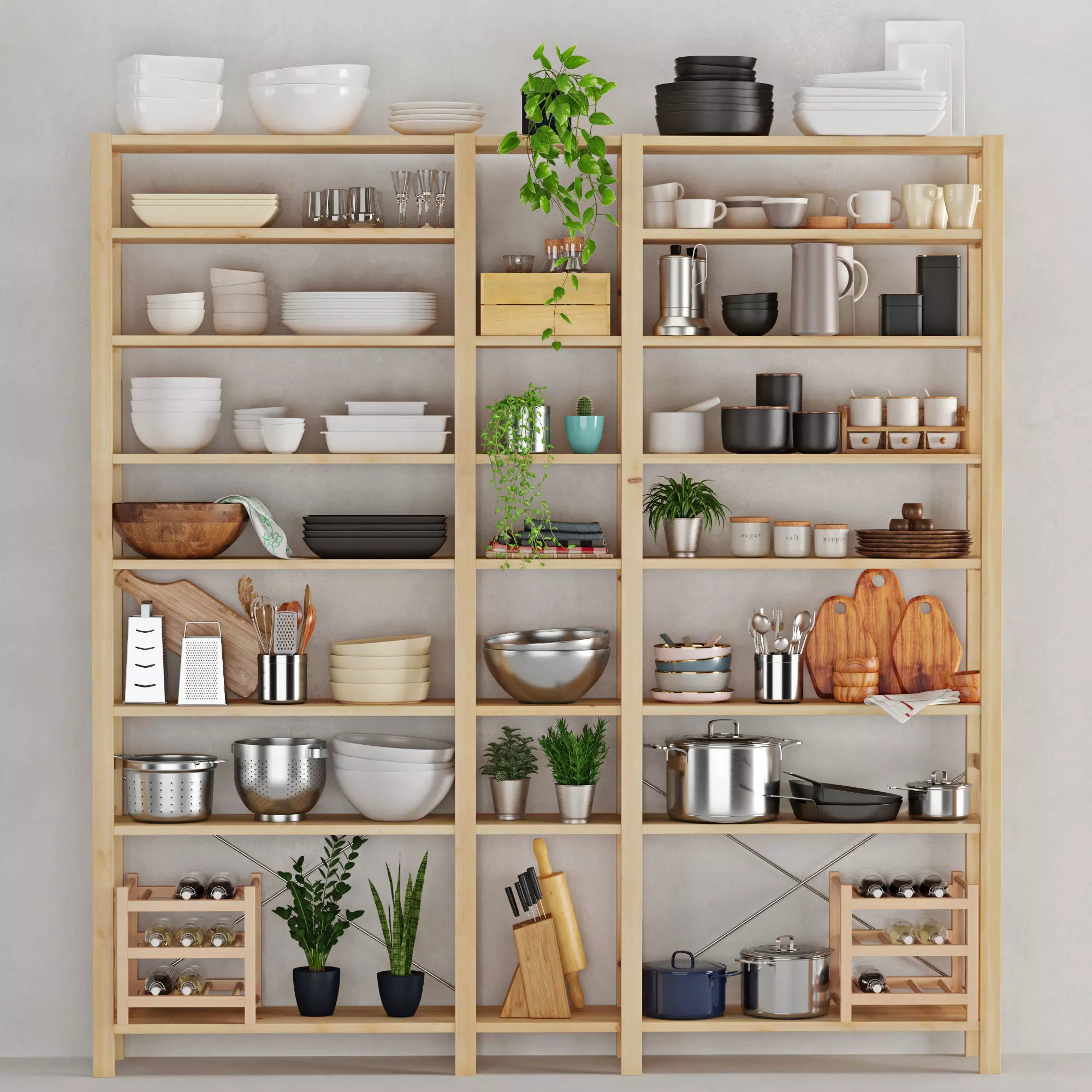 Kitchenware and Tableware 24 3D model_0