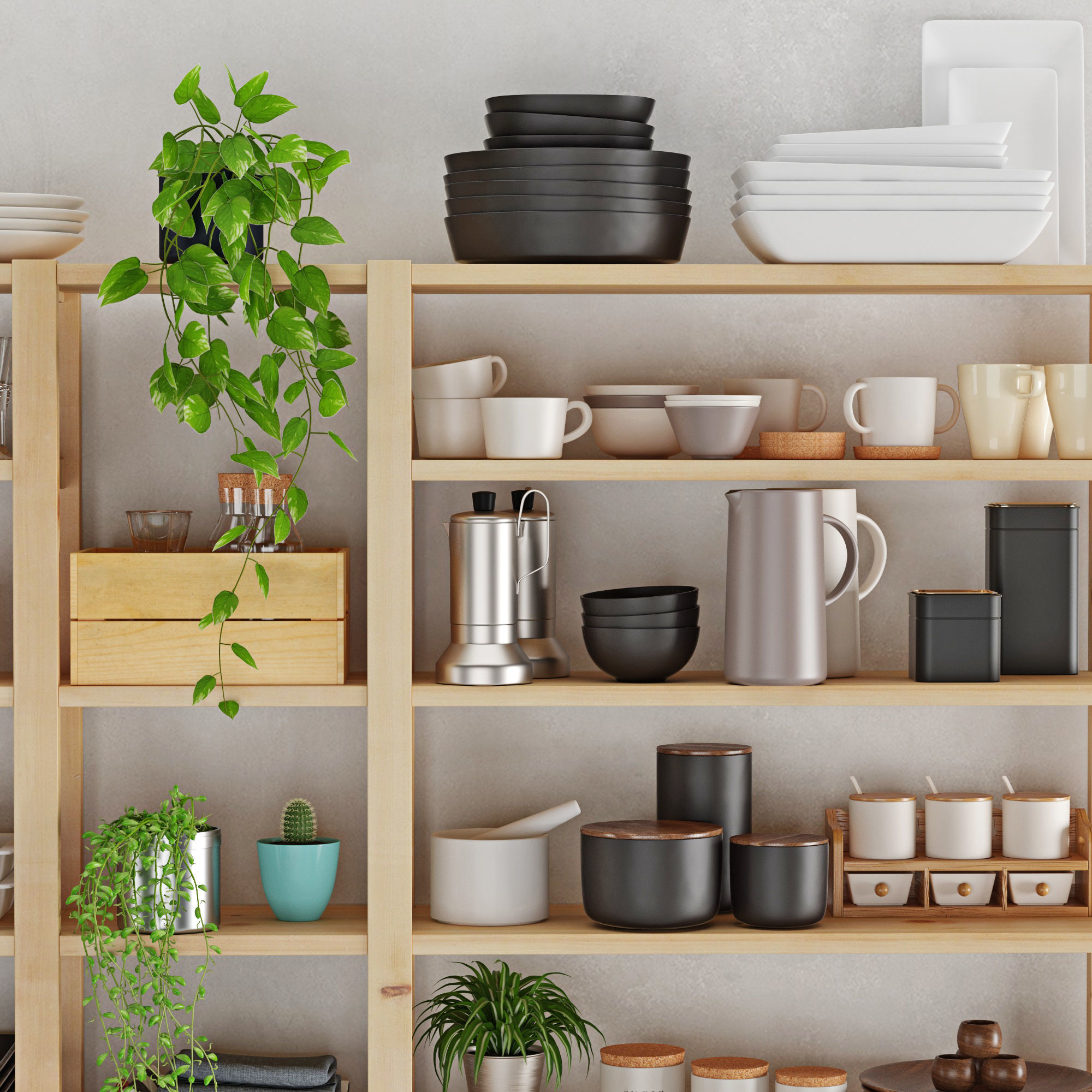 Kitchenware and Tableware 24 3D model_3