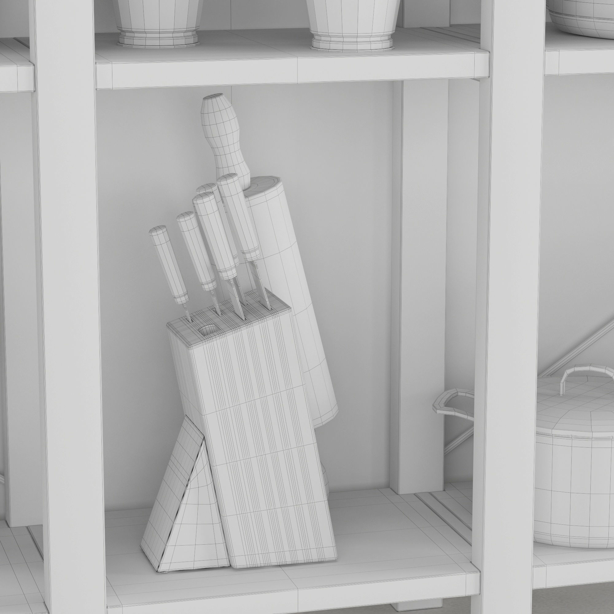 Kitchenware and Tableware 24 3D model_5