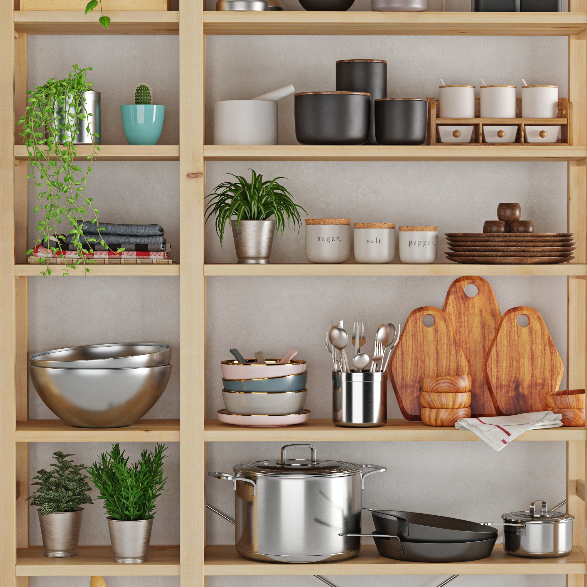 Kitchenware and Tableware 24 3D model_2