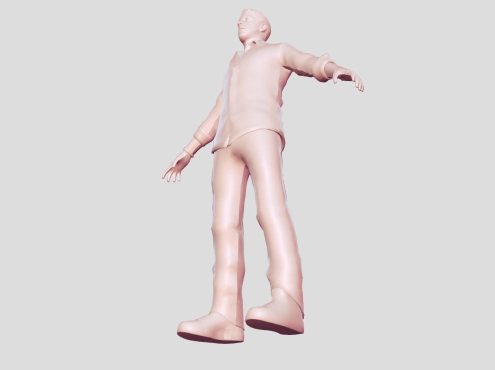 realistic man in suit 3D model_12