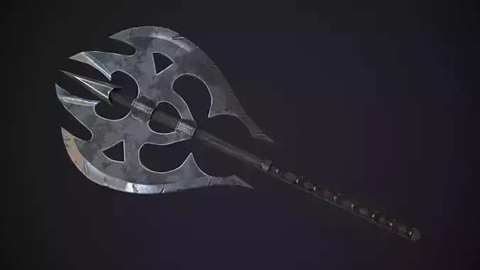 Axe Fantasy Game 3d model Low-poly 3D model Low-poly 3D model