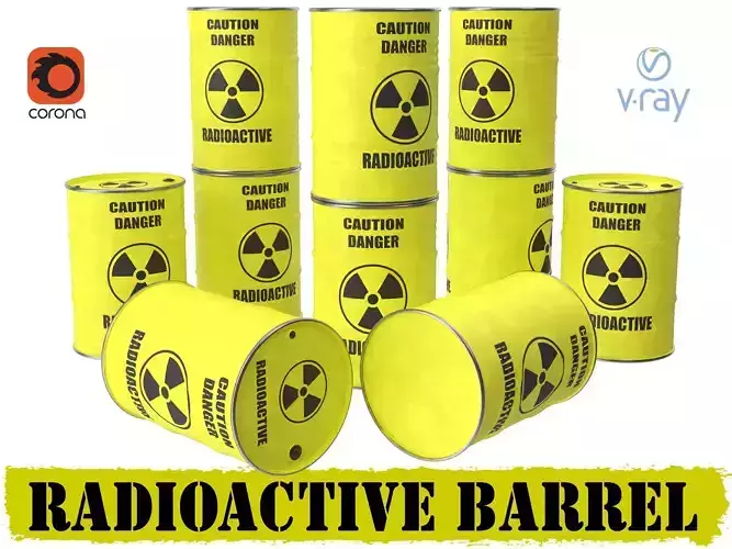 Radioactive barrel