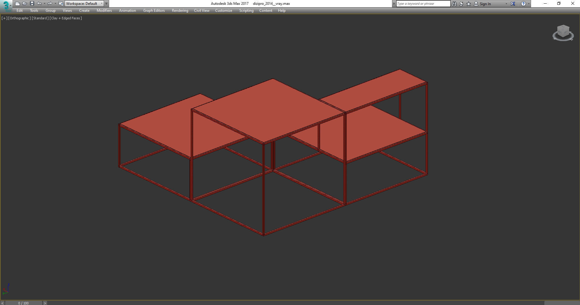 Francesca Levi KUBRIK CORTEN SET 3d model Low-poly 3D model_4