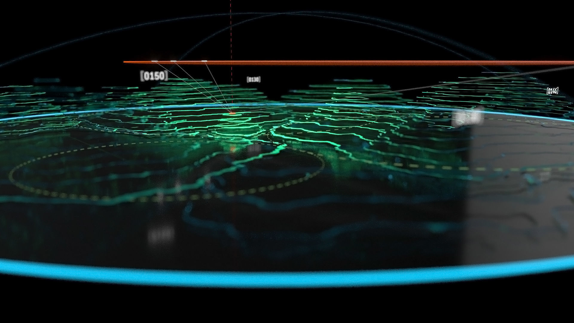 Digital Terrain 3D model animated | CGTrader