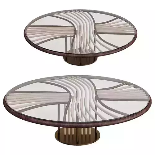 Zanaboni Edizioni SUNRISE COFFEE TABLE 3d model Low-poly 3D model