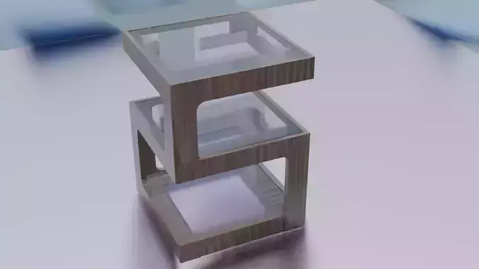 Fancy Table With 4K Texture