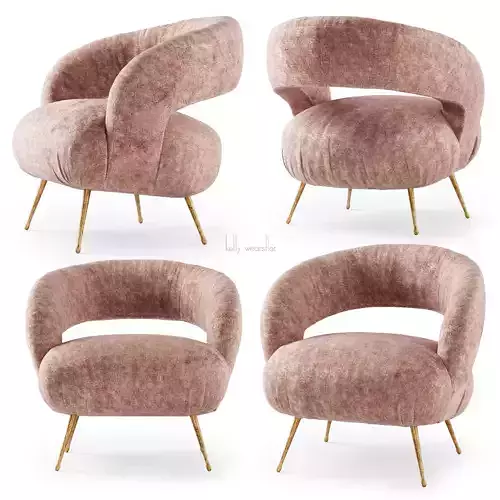 Kelly Wearstler Laurel Lounge chair 